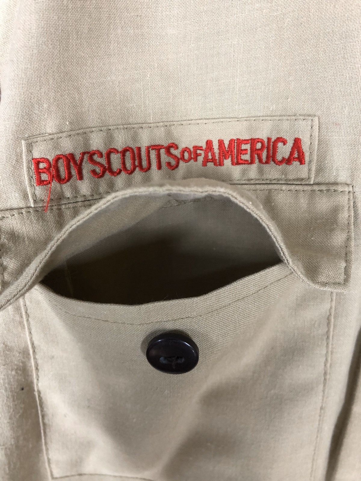 Vintage Boy Scout Of America Patches Button Ups Shirt Size US XS / EU 42 / 0 - 7 Thumbnail
