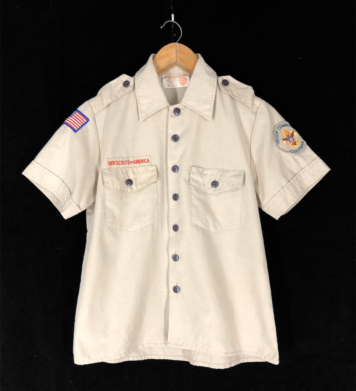 Vintage Boy Scout Of America Patches Button Ups Shirt Size US XS / EU 42 / 0 - 1 Thumbnail