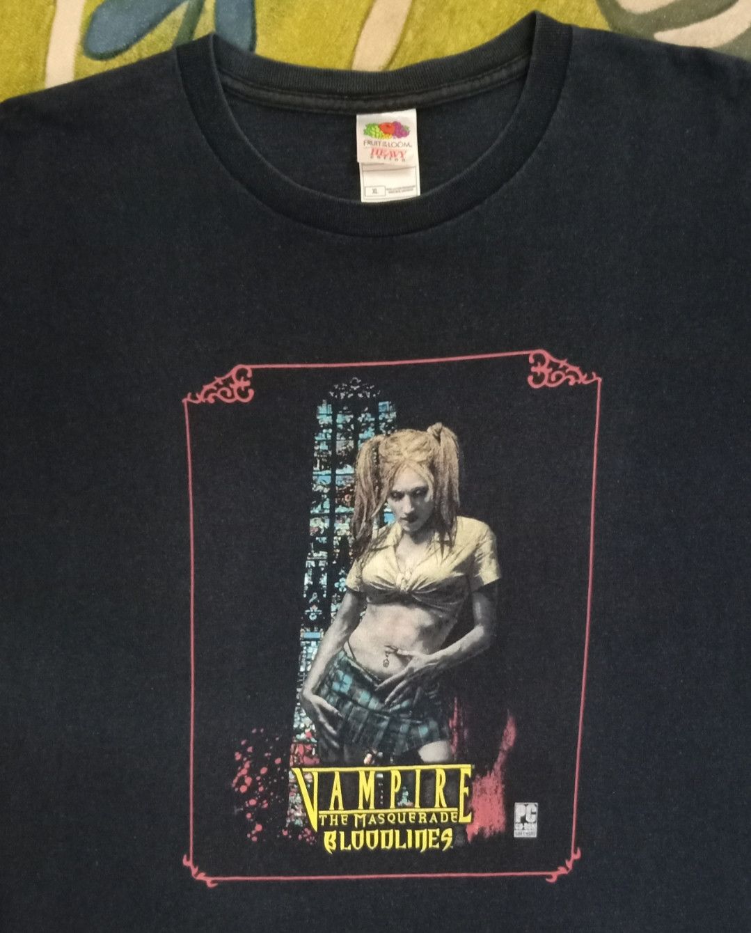 The Game Vintage Vampire the Masquerade Bloodlines GameStop T-shirt Size US XL / EU 56 / 4 - 4 Thumbnail