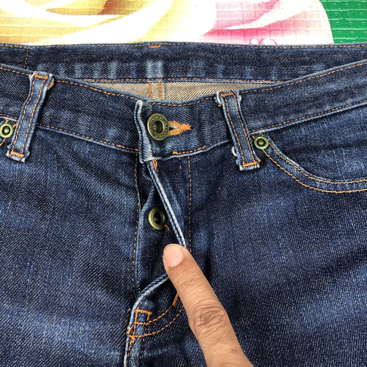 Hysteric Glamour × Japanese Brand Hysteric glamour jeans skinny ancle leg patchwork sashiko Size US 32 / EU 48 - 5 Thumbnail
