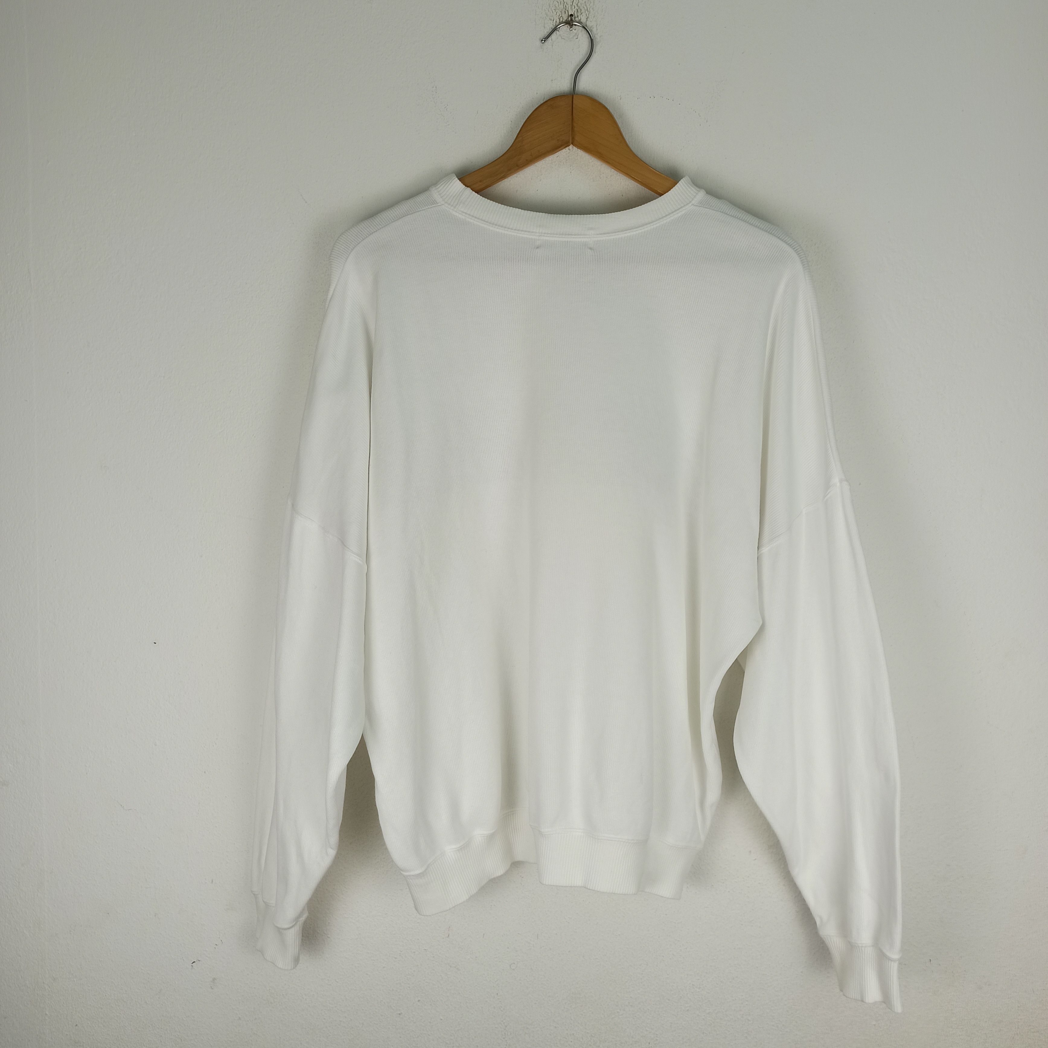 Trussardi 🔥STEALS🔥 Trussardi White Sweatshirt Big Logo Size US L / EU 52-54 / 3 - 6 Thumbnail
