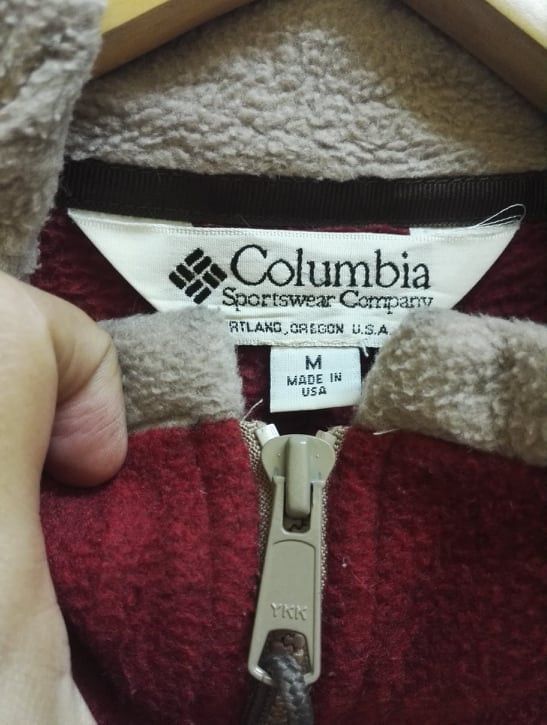 Columbia 🔥STEALS🔥 Rare Columbia Usa Fleece Half Zipper Size US M / EU 48-50 / 2 - 7 Thumbnail