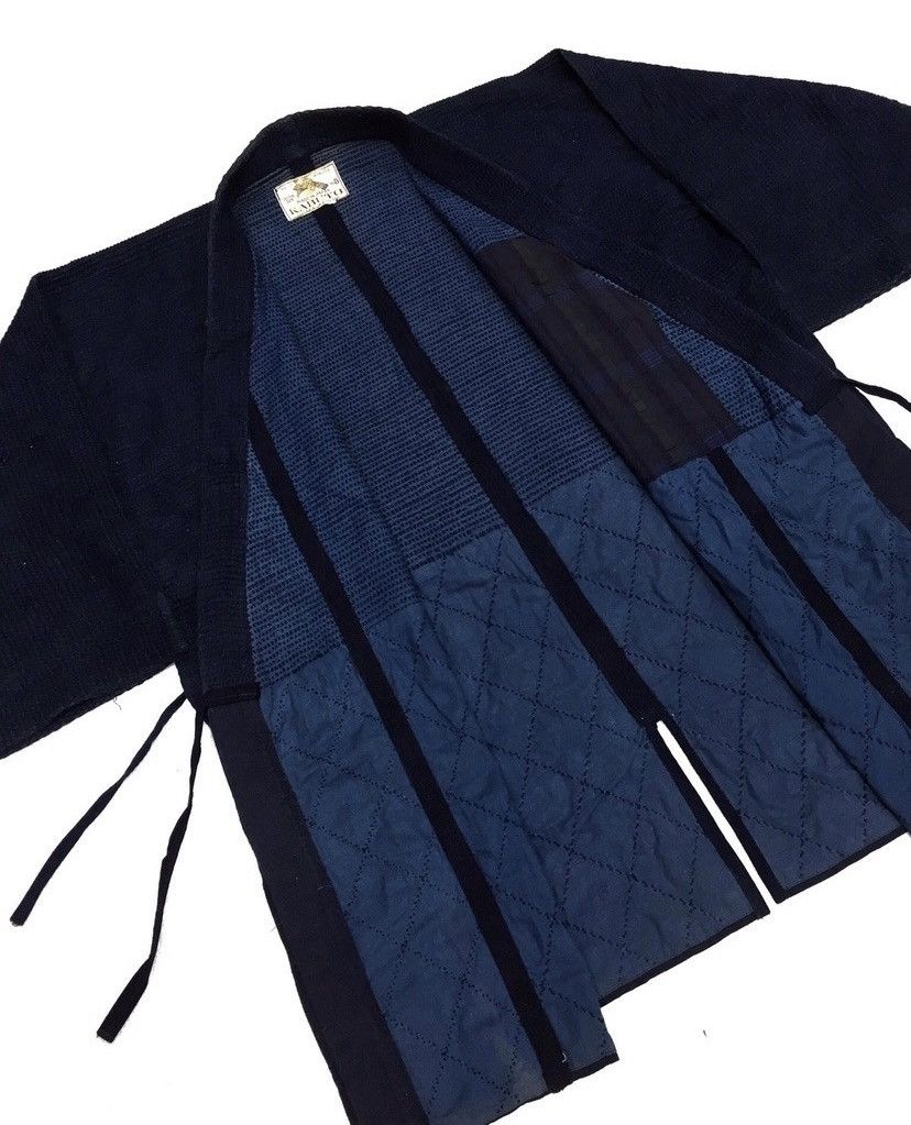 Blue Blue Japan Vintage Dyen kimono Japan Indigo style Visvim kapital desgin Size US L / EU 52-54 / 3 - 2 Thumbnail