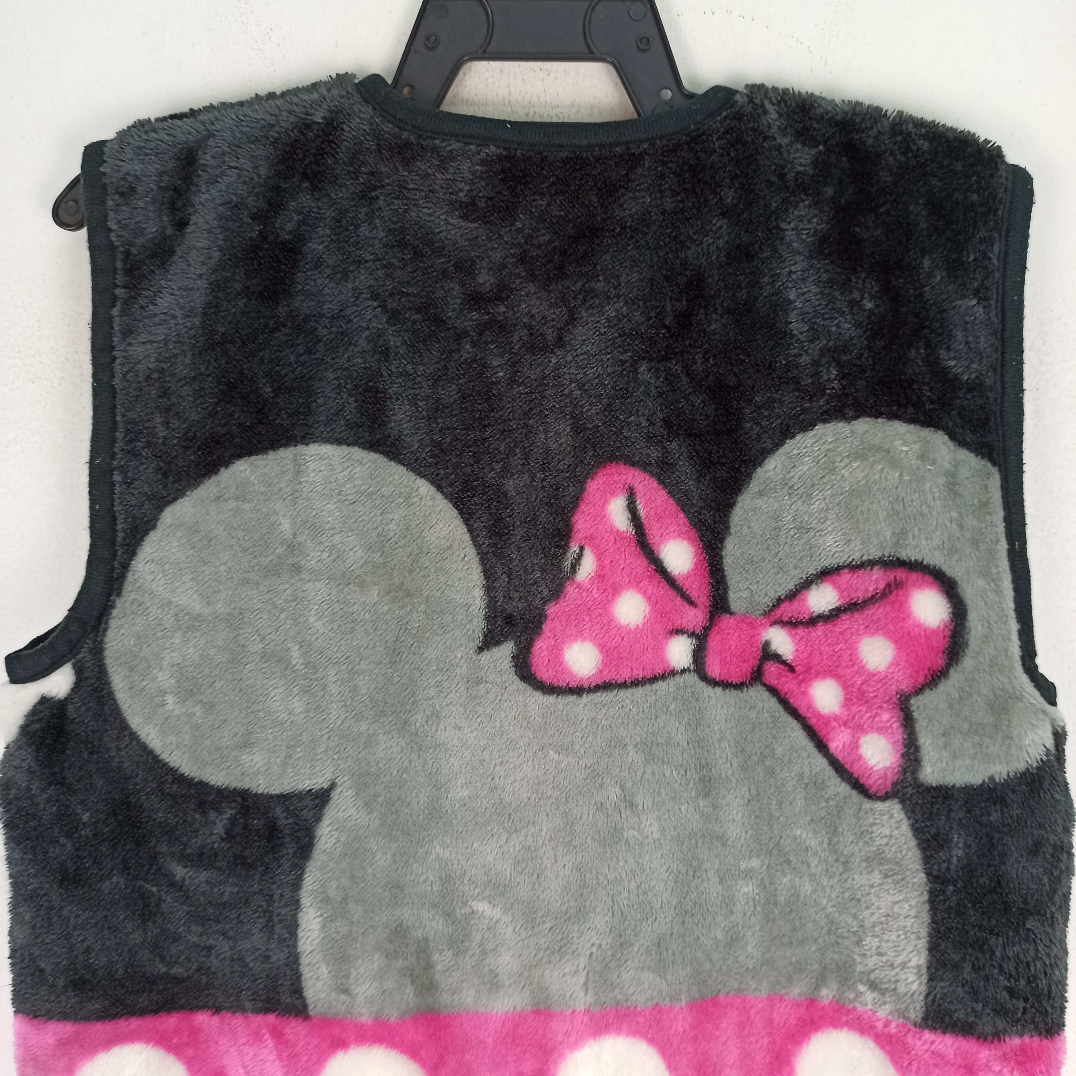Disney × Mickey Mouse 🔥STEALS🔥 Rare Disney Minnie Mouse Vest Fleece Size US M / EU 48-50 / 2 - 3 Thumbnail