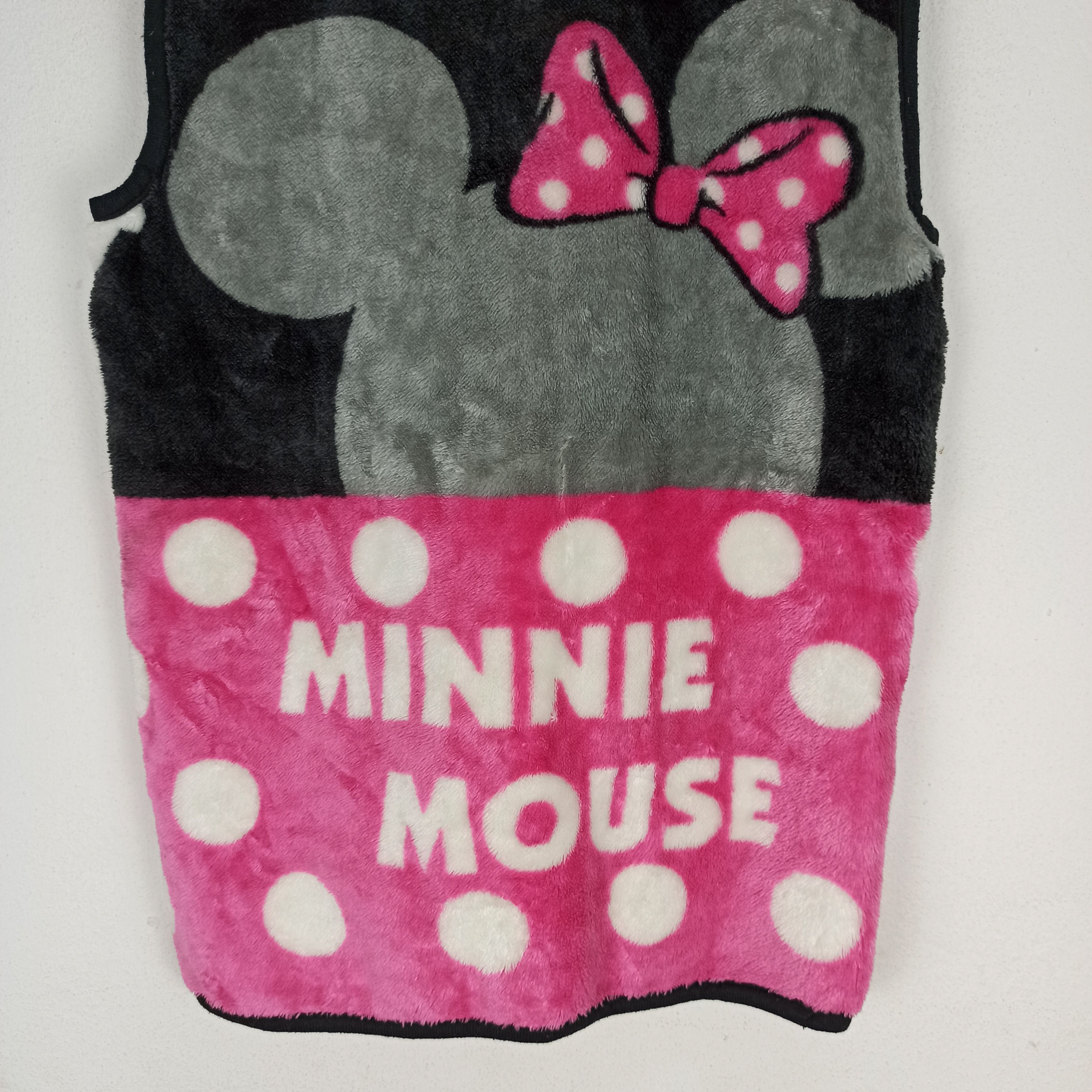 Disney × Mickey Mouse 🔥STEALS🔥 Rare Disney Minnie Mouse Vest Fleece Size US M / EU 48-50 / 2 - 4 Thumbnail