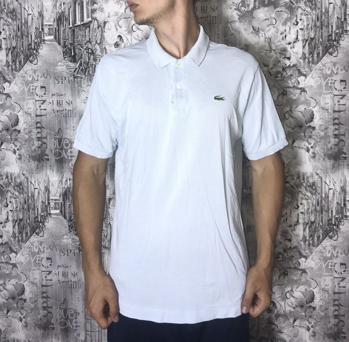 Lacoste Vintage Lacoste polo Size US XL / EU 56 / 4 - 1 Thumbnail