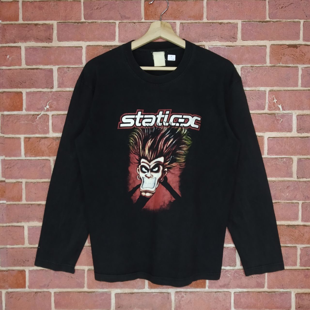 Band Tees × Vintage Vintage Static-X American Heavy Metal Band Rock Shirt Size US L / EU 52-54 / 3 - 1 Thumbnail