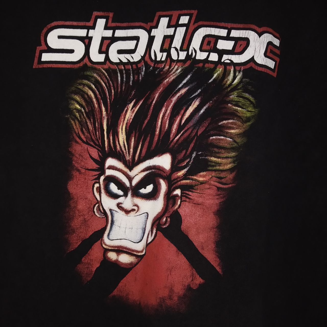 Band Tees × Vintage Vintage Static-X American Heavy Metal Band Rock Shirt Size US L / EU 52-54 / 3 - 4 Thumbnail
