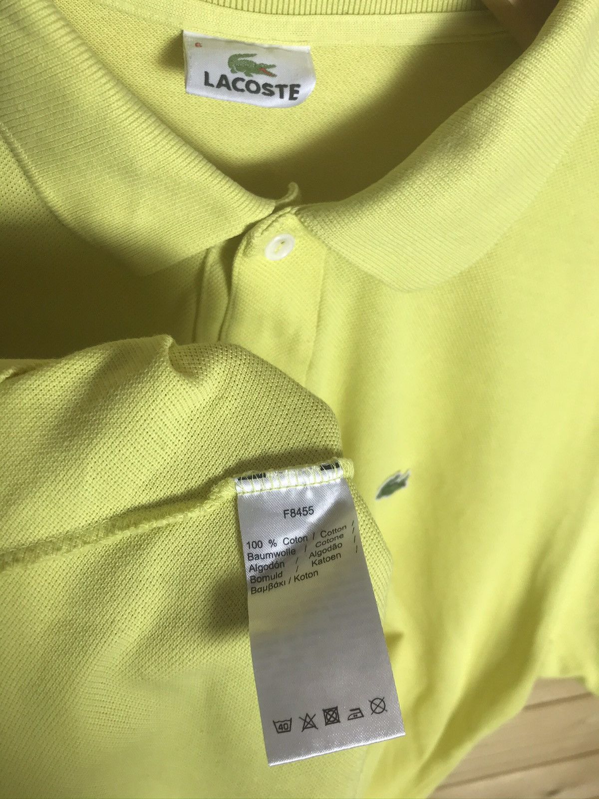 Lacoste Vintage Lacoste polo Size US XL / EU 56 / 4 - 7 Thumbnail