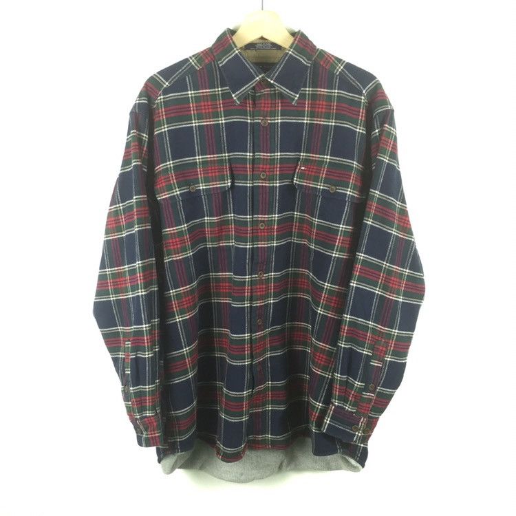 Tommy Hilfiger × Vintage Tommy Hilfiger shirt button up double layer Size US M / EU 48-50 / 2 - 2 Thumbnail