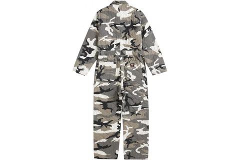 Supreme Supreme Dickies Quilted Denim Coverall Grey Camo | Grailed