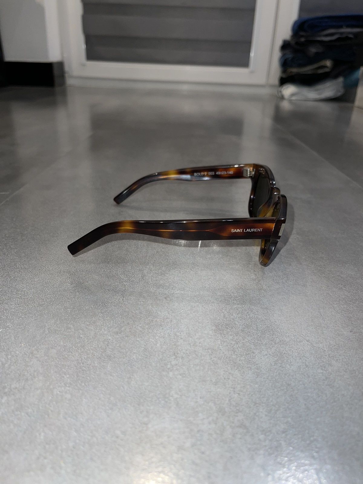Saint Laurent Paris Saint Laurent Paris Bold 2 Brown Sunglasses Size ONE SIZE - 8 Thumbnail
