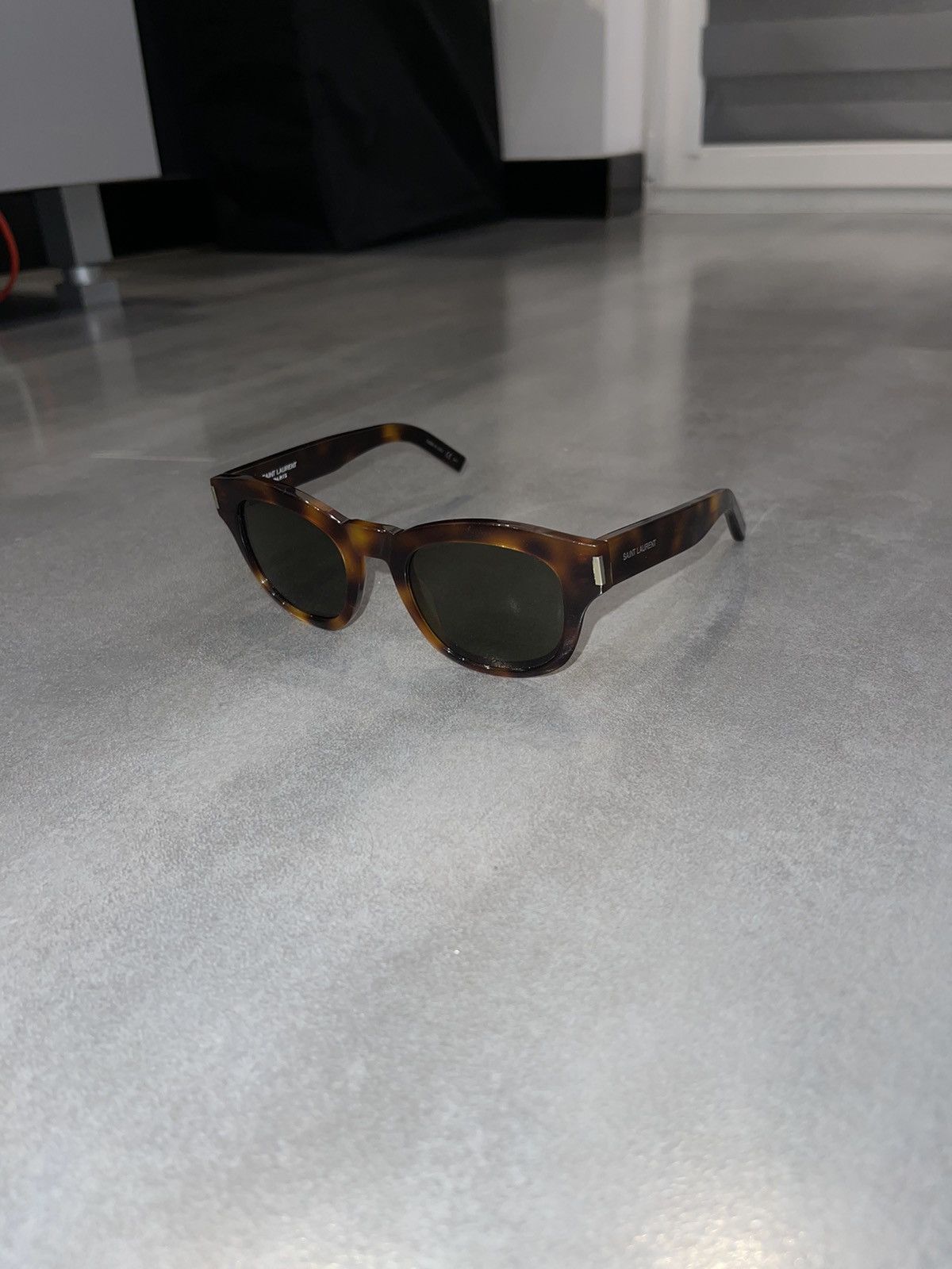 Saint Laurent Paris Saint Laurent Paris Bold 2 Brown Sunglasses Size ONE SIZE - 1 Thumbnail
