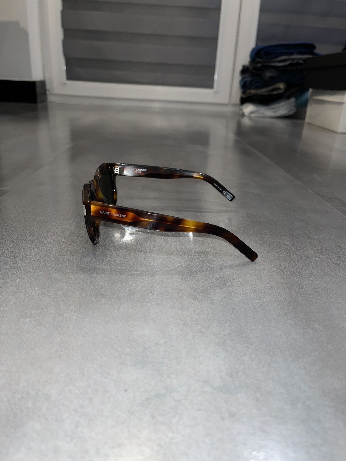 Saint Laurent Paris Saint Laurent Paris Bold 2 Brown Sunglasses Size ONE SIZE - 7 Thumbnail