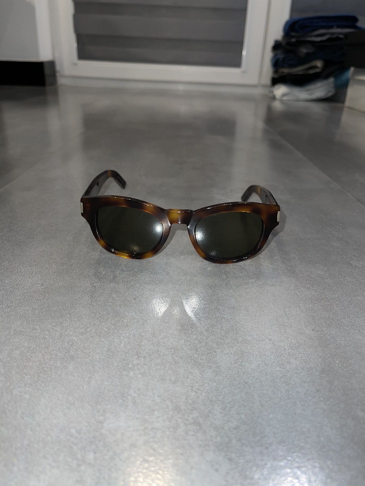 Saint Laurent Paris Saint Laurent Paris Bold 2 Brown Sunglasses Size ONE SIZE - 2 Thumbnail