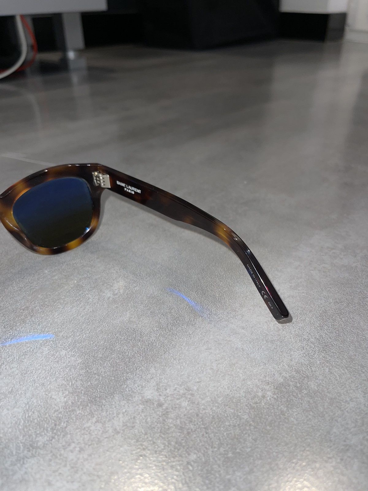 Saint Laurent Paris Saint Laurent Paris Bold 2 Brown Sunglasses Size ONE SIZE - 10 Thumbnail