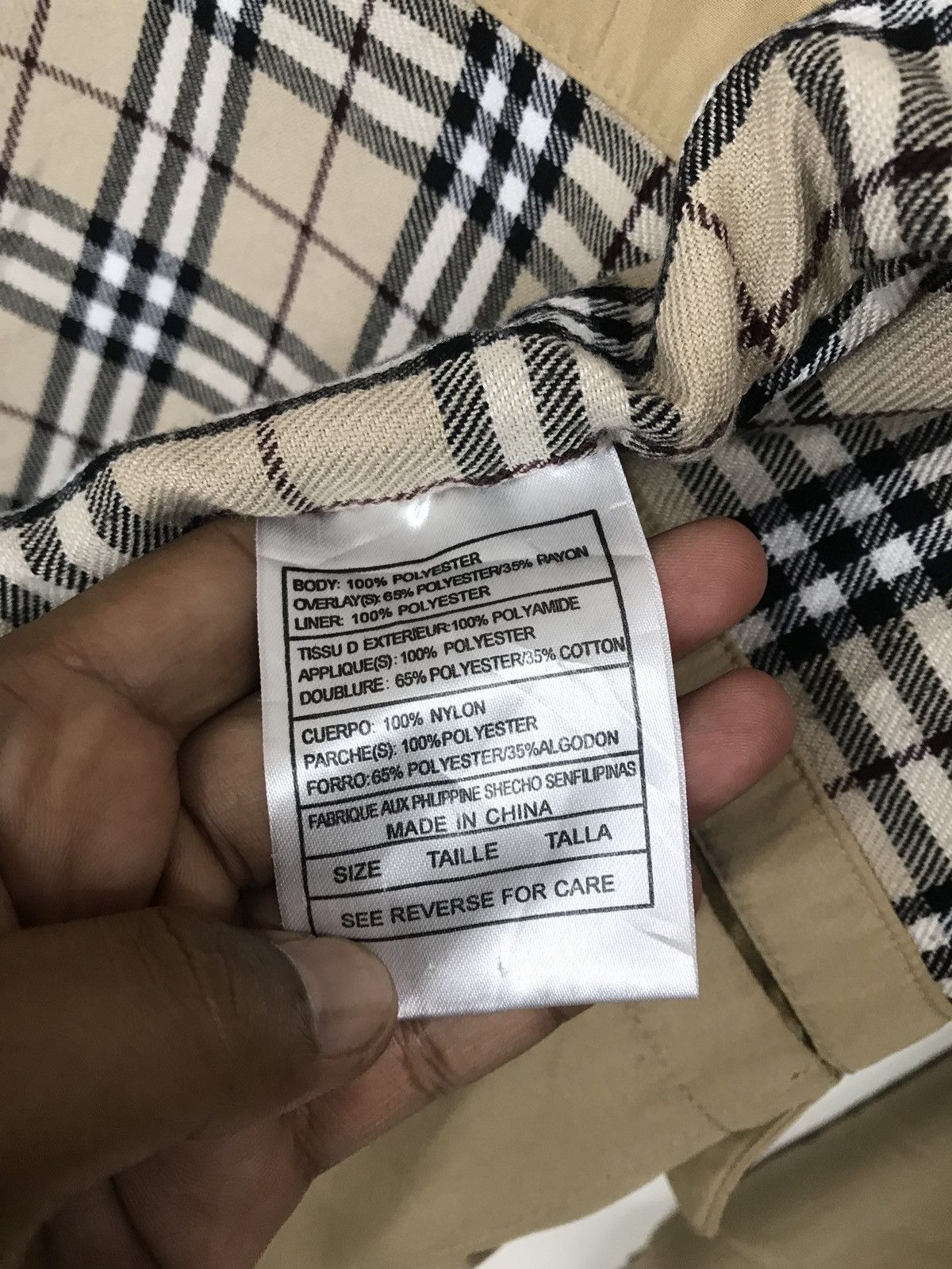 Burberry BURBERRY CHECKERED JACKET NYLON RARE Size US M / EU 48-50 / 2 - 6 Thumbnail