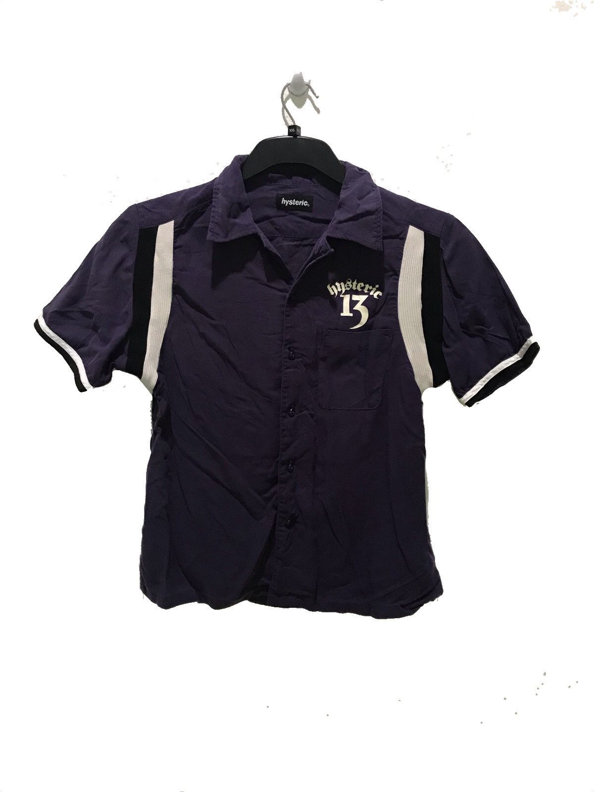Hysteric Glamour HYSTERIC GLAMOUR BOWLING RAYON PUNK STYLE SHIRT BONDAGE Size US S / EU 44-46 / 1 - 2 Thumbnail