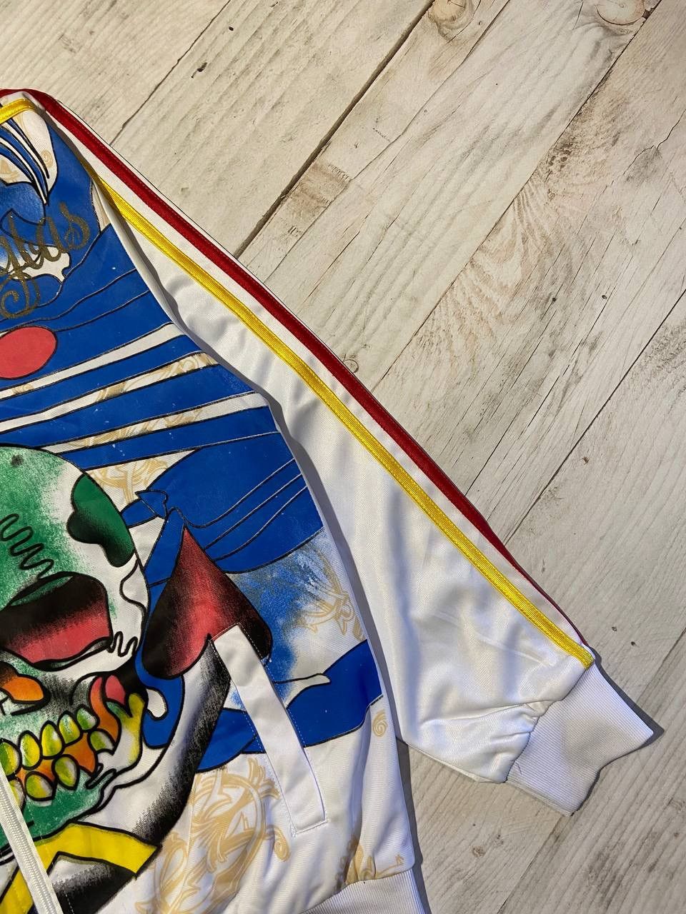 Christian Audigier Vintage Christian Audigier Ed Hardy Track Jacket Hooded Y2K Size US L / EU 52-54 / 3 - 10 Thumbnail