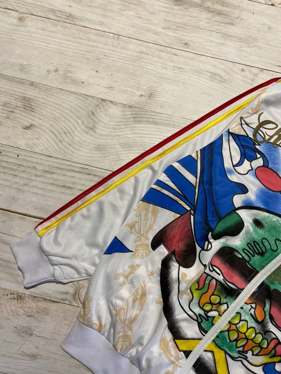 Christian Audigier Vintage Christian Audigier Ed Hardy Track Jacket Hooded Y2K Size US L / EU 52-54 / 3 - 12 Thumbnail