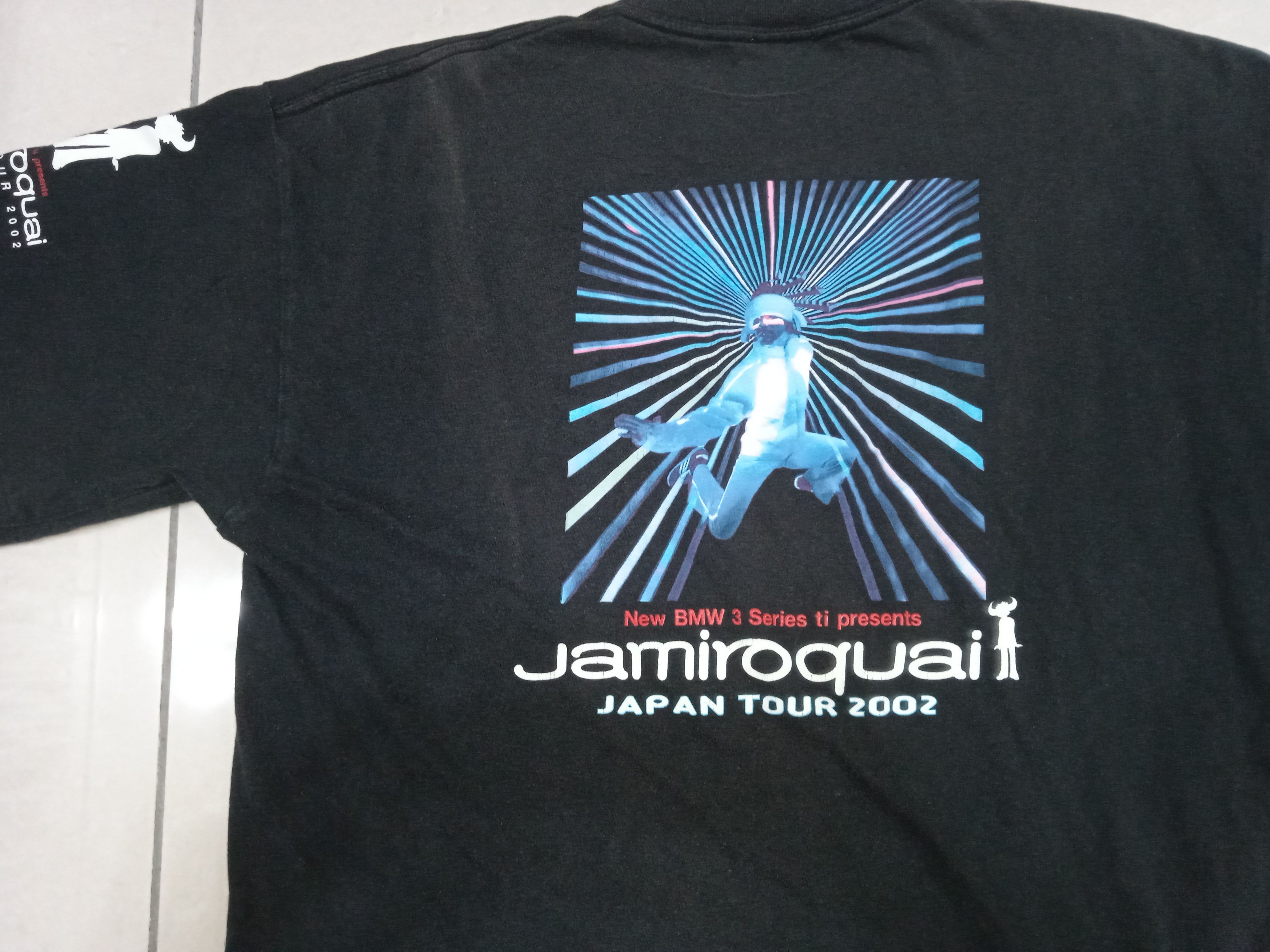 Vintage Vintage 00s Jamiroquai Japan Tour 2002 T-Shirt Size US M / EU 48-50 / 2 - 3 Thumbnail