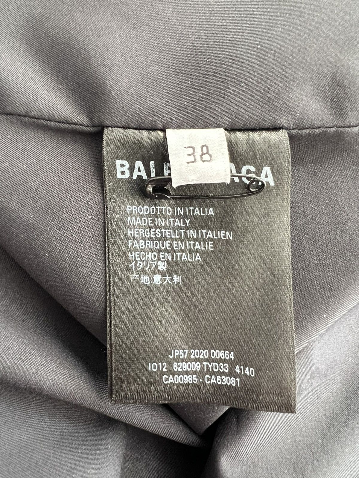Balenciaga Balenciaga Blue Upside Down Windbreaker Jacket Size US M / EU 48-50 / 2 - 6 Thumbnail