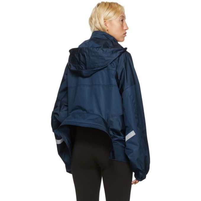 Balenciaga Balenciaga Blue Upside Down Windbreaker Jacket Size US M / EU 48-50 / 2 - 8 Thumbnail