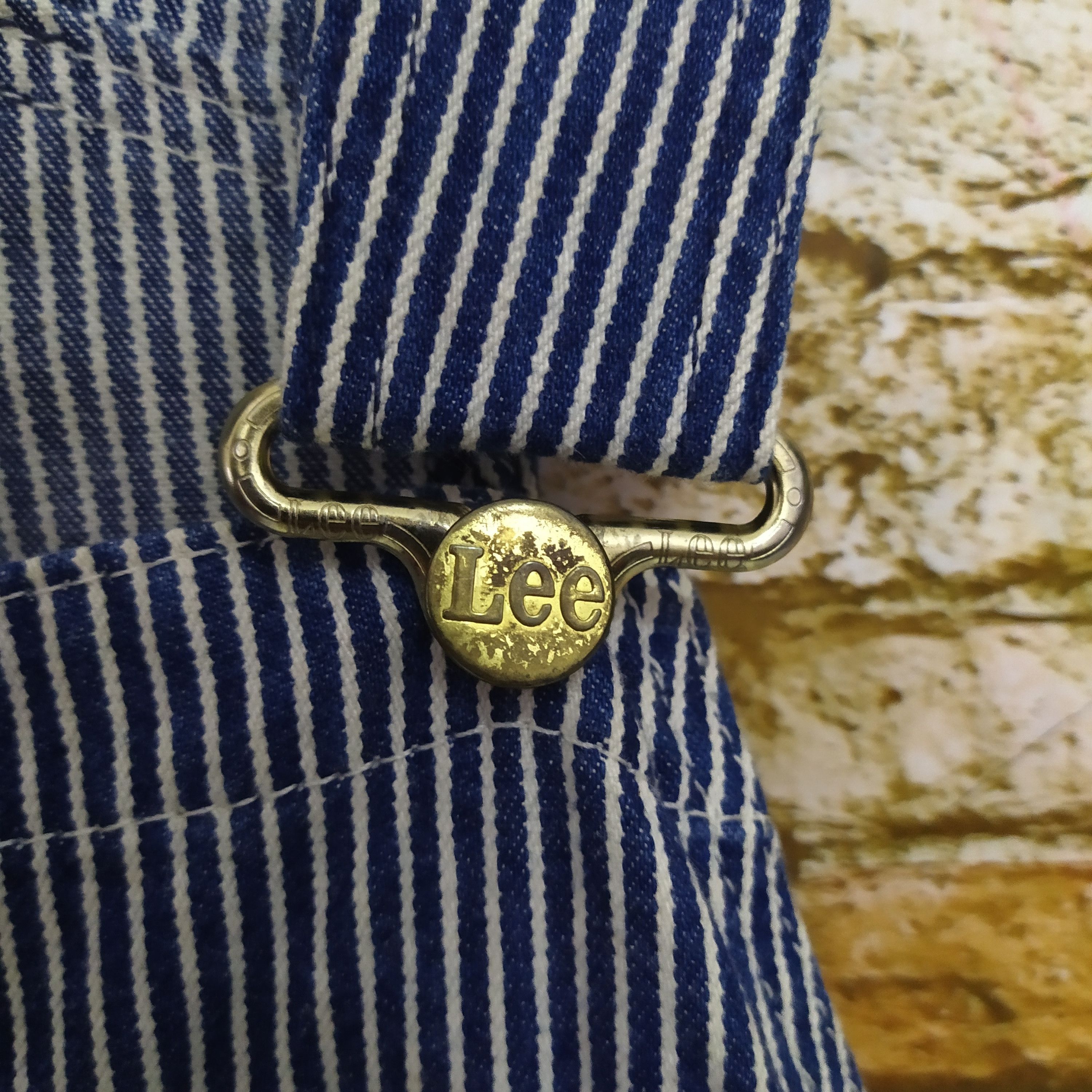 Lee VTG LEE HICKORY STRIPE DENIM OVERALS (D15) w32 Size US 32 / EU 48 - 5 Thumbnail