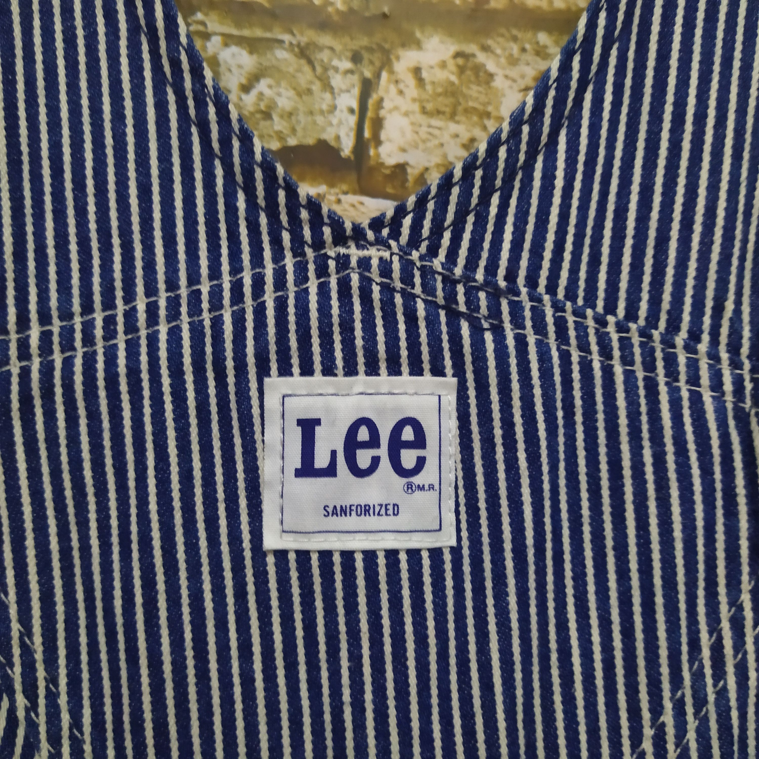 Lee VTG LEE HICKORY STRIPE DENIM OVERALS (D15) w32 Size US 32 / EU 48 - 9 Thumbnail