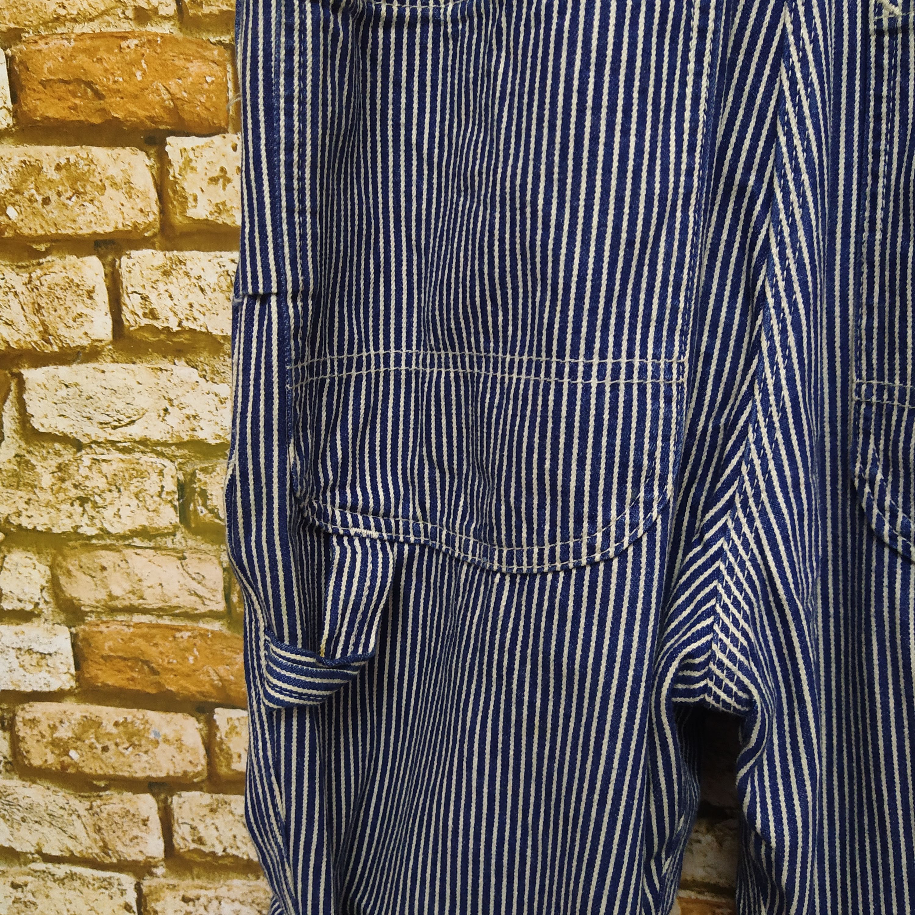 Lee VTG LEE HICKORY STRIPE DENIM OVERALS (D15) w32 Size US 32 / EU 48 - 7 Thumbnail