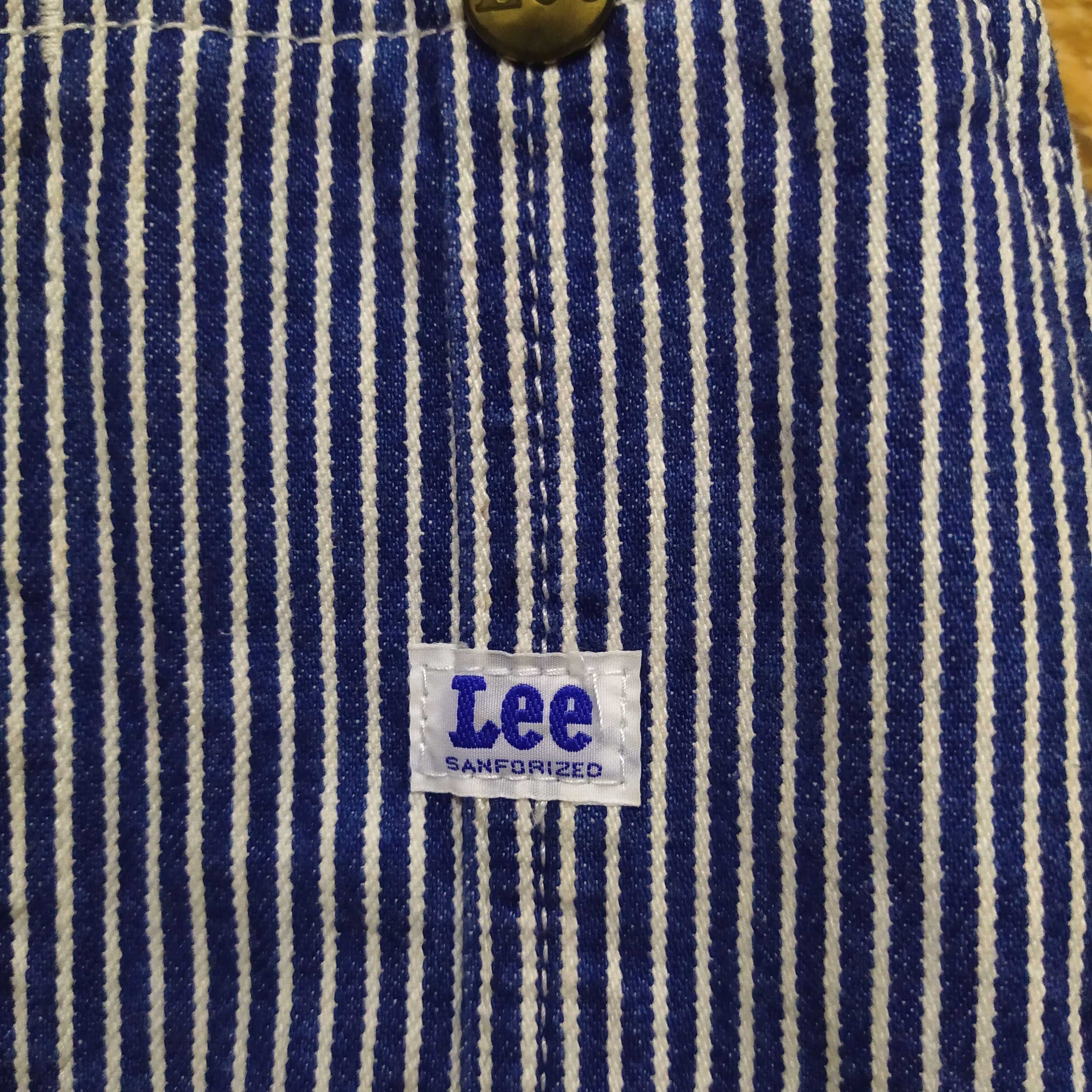 Lee VTG LEE HICKORY STRIPE DENIM OVERALS (D15) w32 Size US 32 / EU 48 - 3 Thumbnail