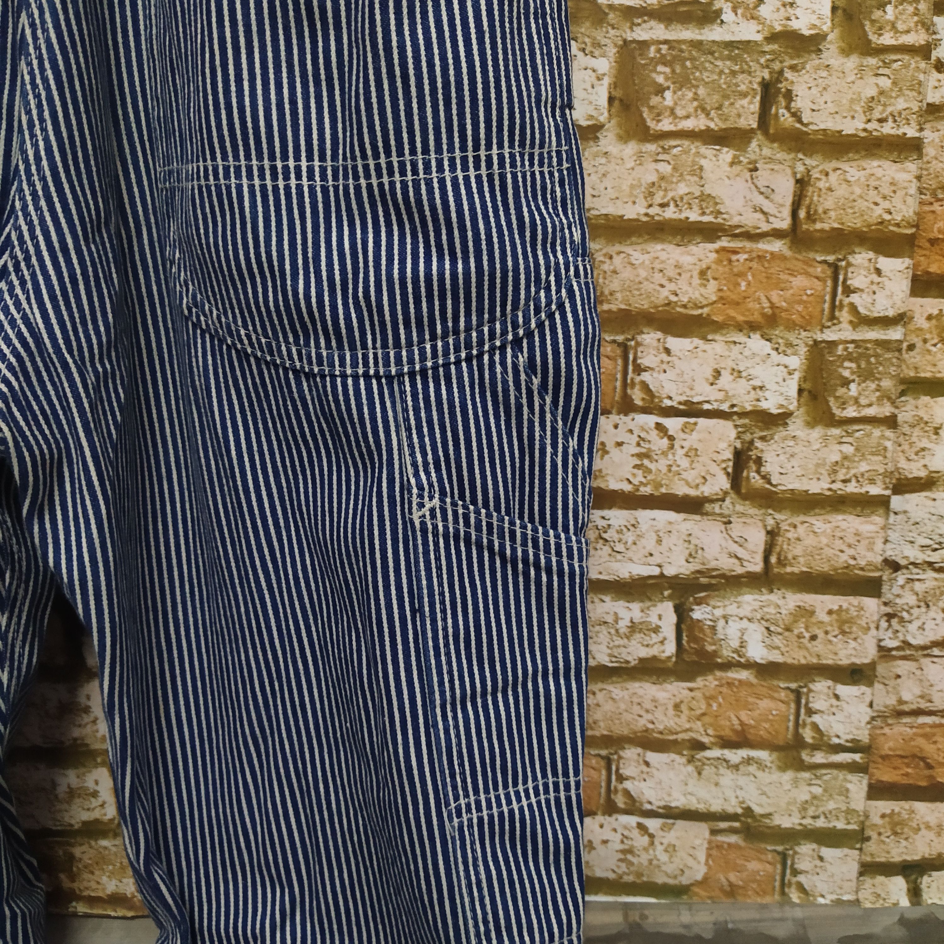 Lee VTG LEE HICKORY STRIPE DENIM OVERALS (D15) w32 Size US 32 / EU 48 - 8 Thumbnail