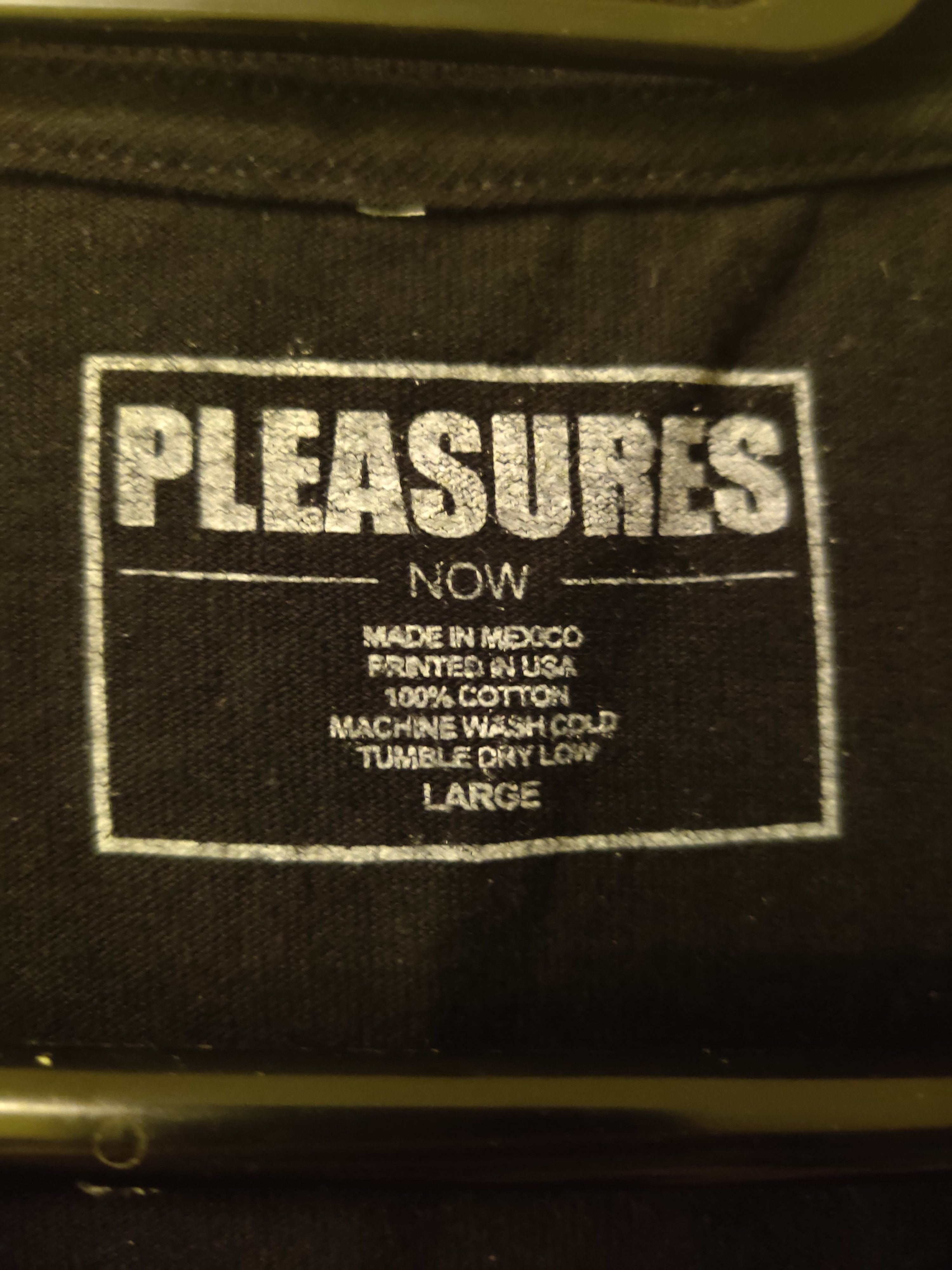 Pleasures Pleasures Black Metal Tee Shirt Size US M / EU 48-50 / 2 - 3 Thumbnail