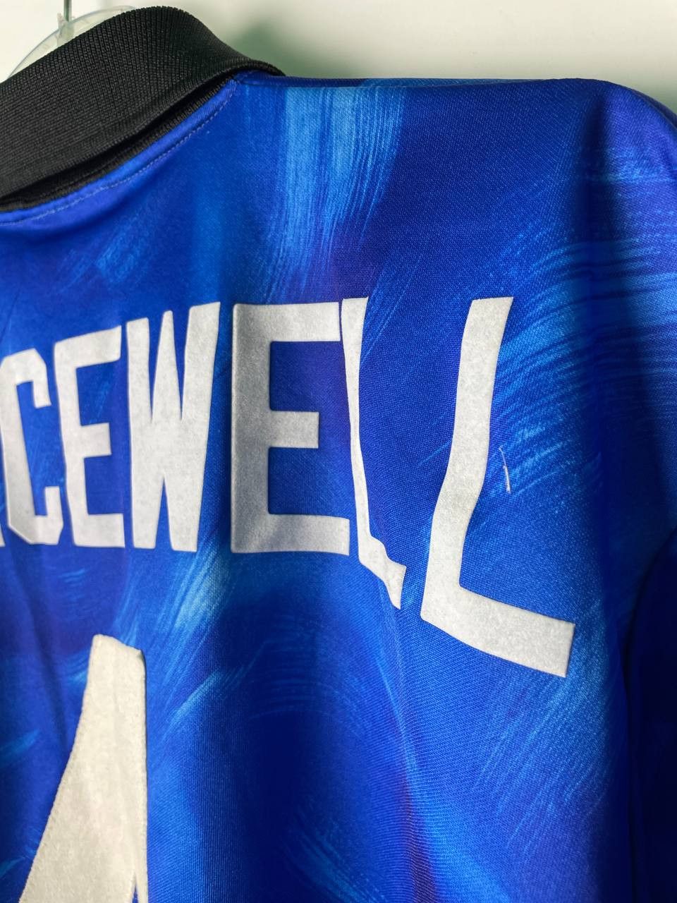 Asics × Vintage 1993 Newcastle United Match Issue Away Shirt Bracewell #4 Size US L / EU 52-54 / 3 - 8 Thumbnail