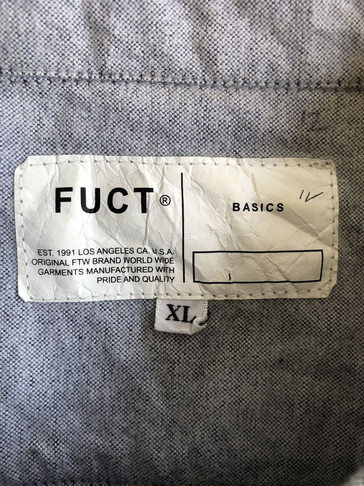 FUCT GRAIL🔥90s Fuct 🇺🇸 Prada Red Lining Skater B/D Shirt Size US M / EU 48-50 / 2 - 7 Thumbnail
