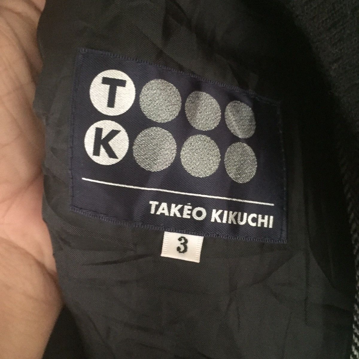 Designer × Japanese Brand × Takeo Kikuchi Herringbone Puffer wool hoodie takeo kikuchi jacket Size US L / EU 52-54 / 3 - 5 Thumbnail
