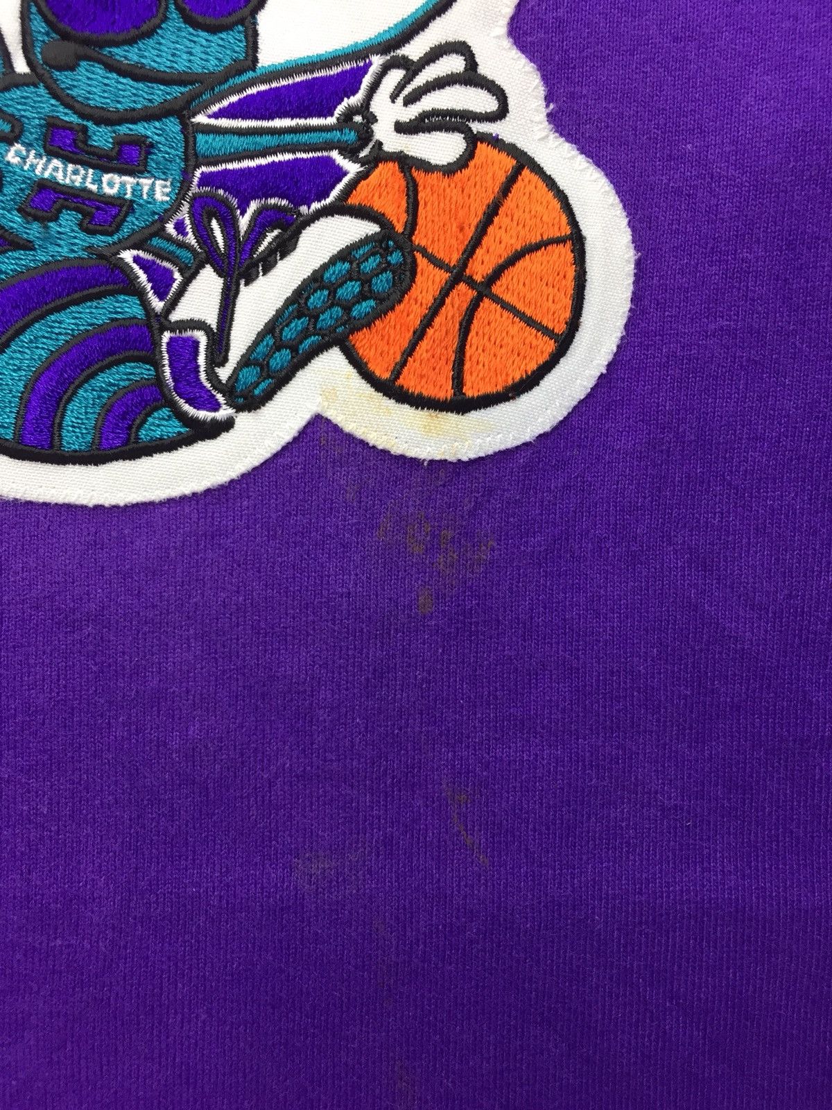 Champion Vintage Charlotte Hornet NBA Shirt Size US M / EU 48-50 / 2 - 7 Thumbnail