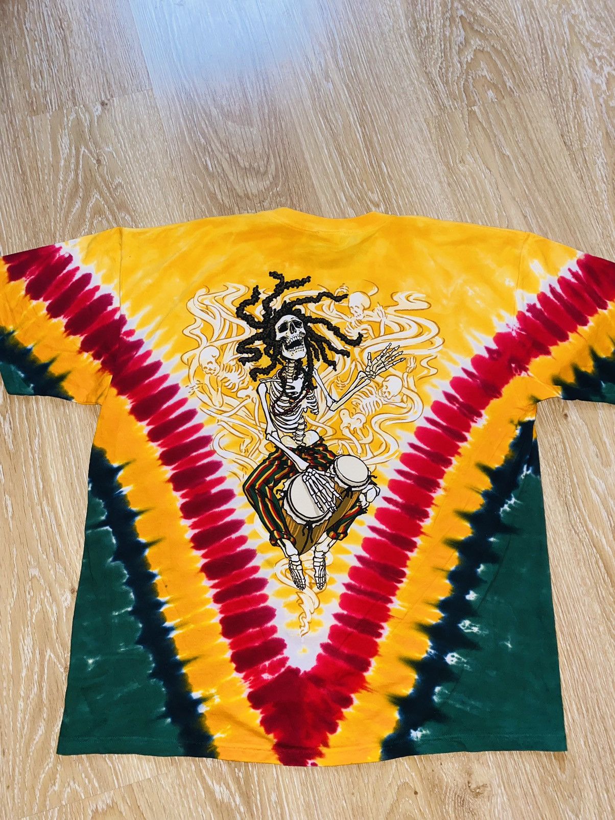 Grateful Dead × Liquid Blue × Vintage LiquidBlue 2003 Rasta DeadDye NikeSB Pleasures Travis Skott Size US XL / EU 56 / 4 - 4 Thumbnail