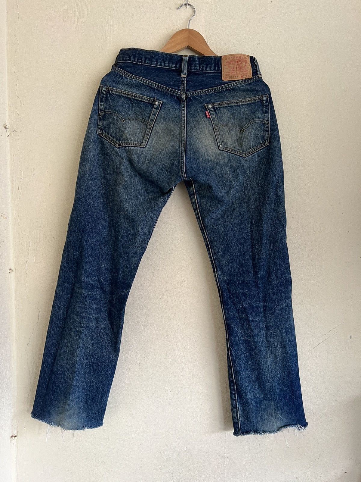 Levi's × Vintage Vintage Made in USA LEVI’S Big E Redline Selvedge Jeans Size US 31 - 3 Thumbnail