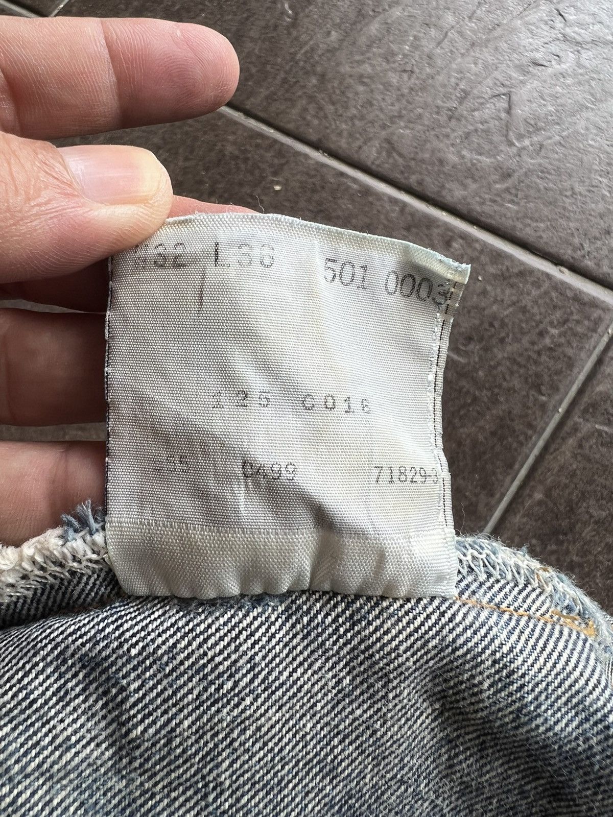 Levi's × Vintage Vintage Made in USA LEVI’S Big E Redline Selvedge Jeans Size US 31 - 18 Thumbnail