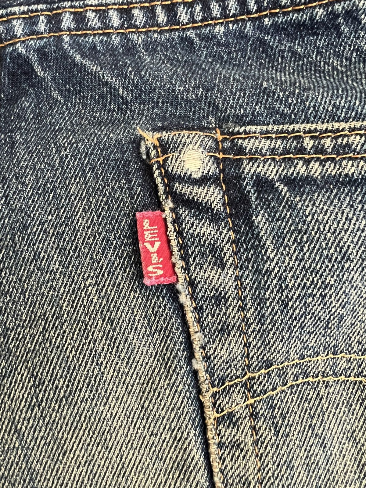 Levi's × Vintage Vintage Made in USA LEVI’S Big E Redline Selvedge Jeans Size US 31 - 11 Thumbnail