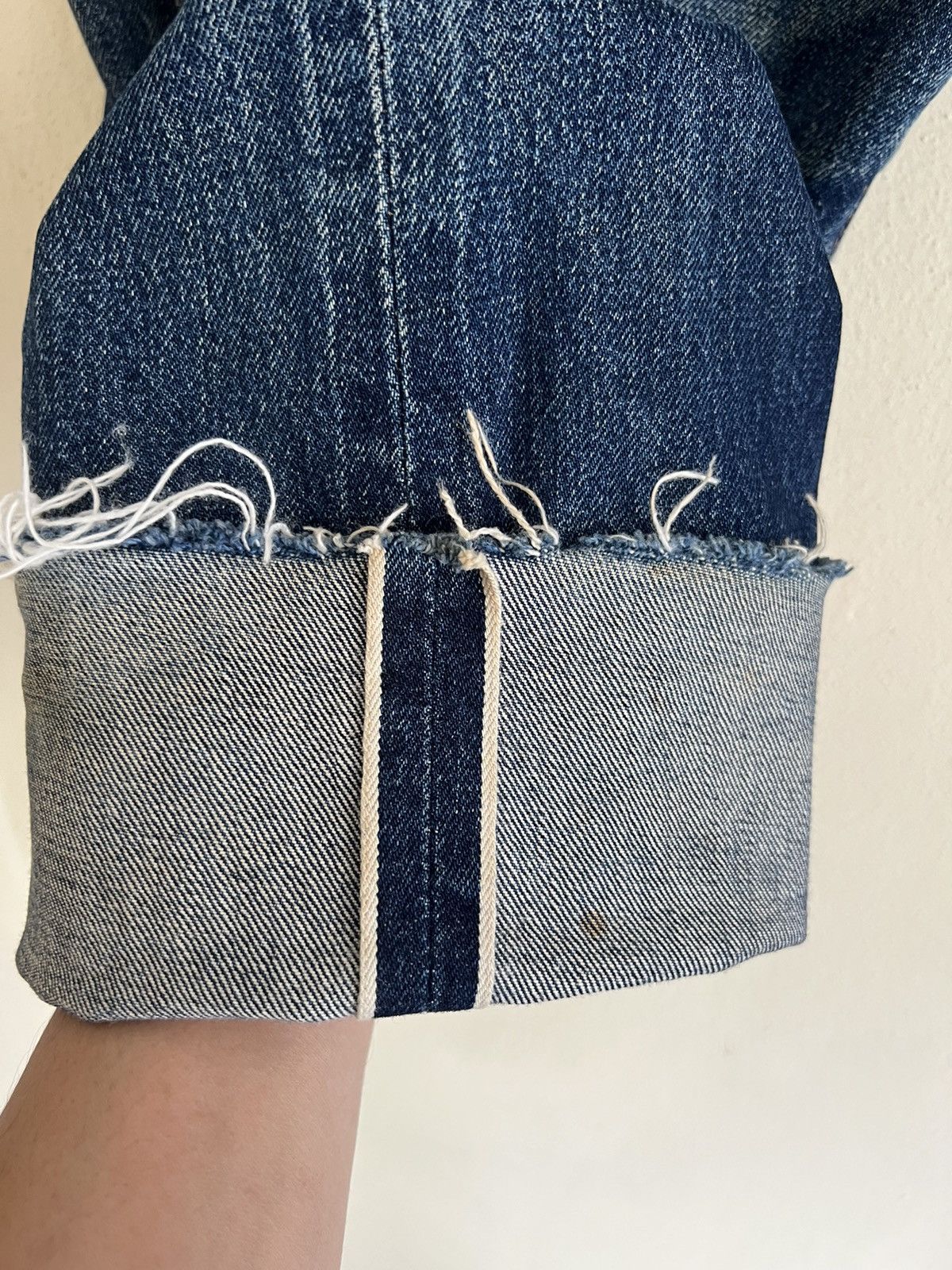 Levi's × Vintage Vintage Made in USA LEVI’S Big E Redline Selvedge Jeans Size US 31 - 10 Thumbnail