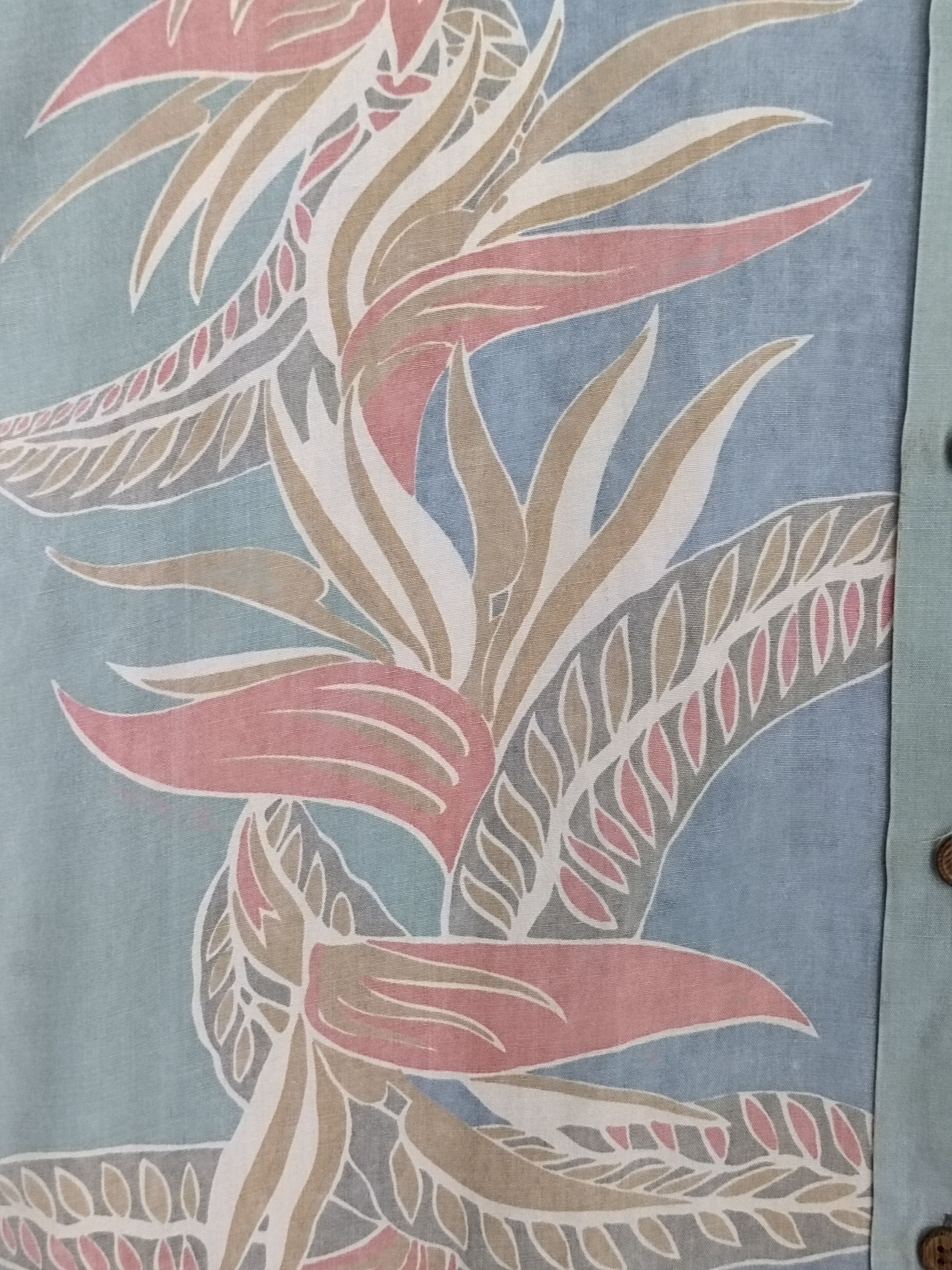 Japanese Brand Vintage Hawaiian Aloha Hello Tropical Sun Faded Rayon Shirt Size US L / EU 52-54 / 3 - 3 Thumbnail