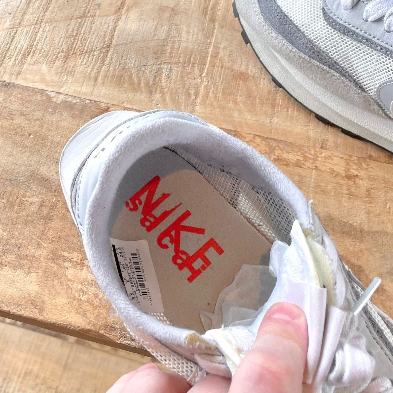 Nike × Sacai Nike x Sacai LD Waffle Grey White Sneakers Size US 6.5 / EU 39-40 - 9 Thumbnail
