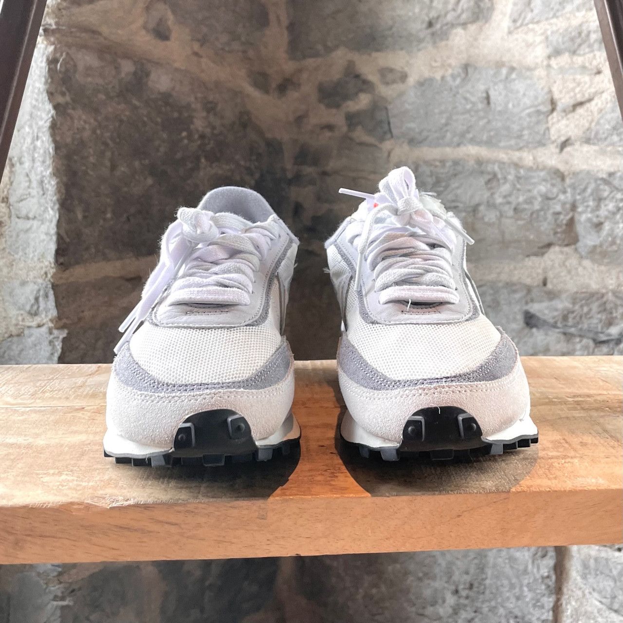 Nike × Sacai Nike x Sacai LD Waffle Grey White Sneakers Size US 6.5 / EU 39-40 - 3 Thumbnail
