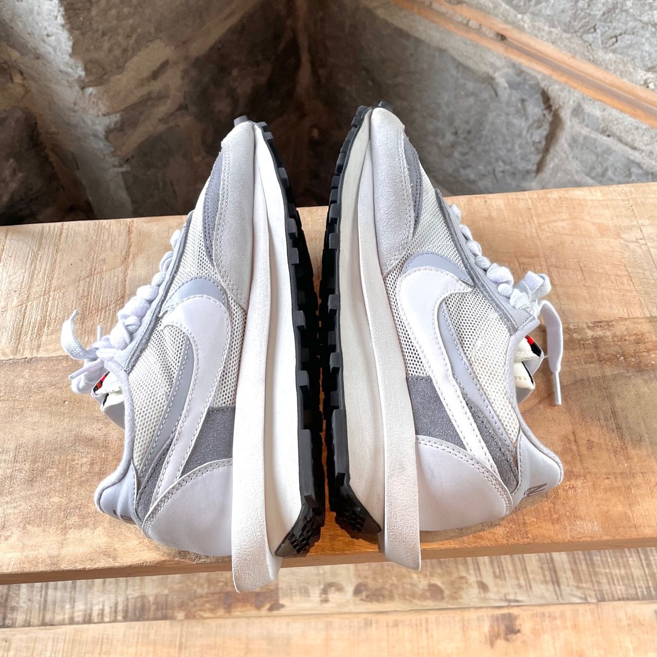 Nike × Sacai Nike x Sacai LD Waffle Grey White Sneakers Size US 6.5 / EU 39-40 - 7 Thumbnail
