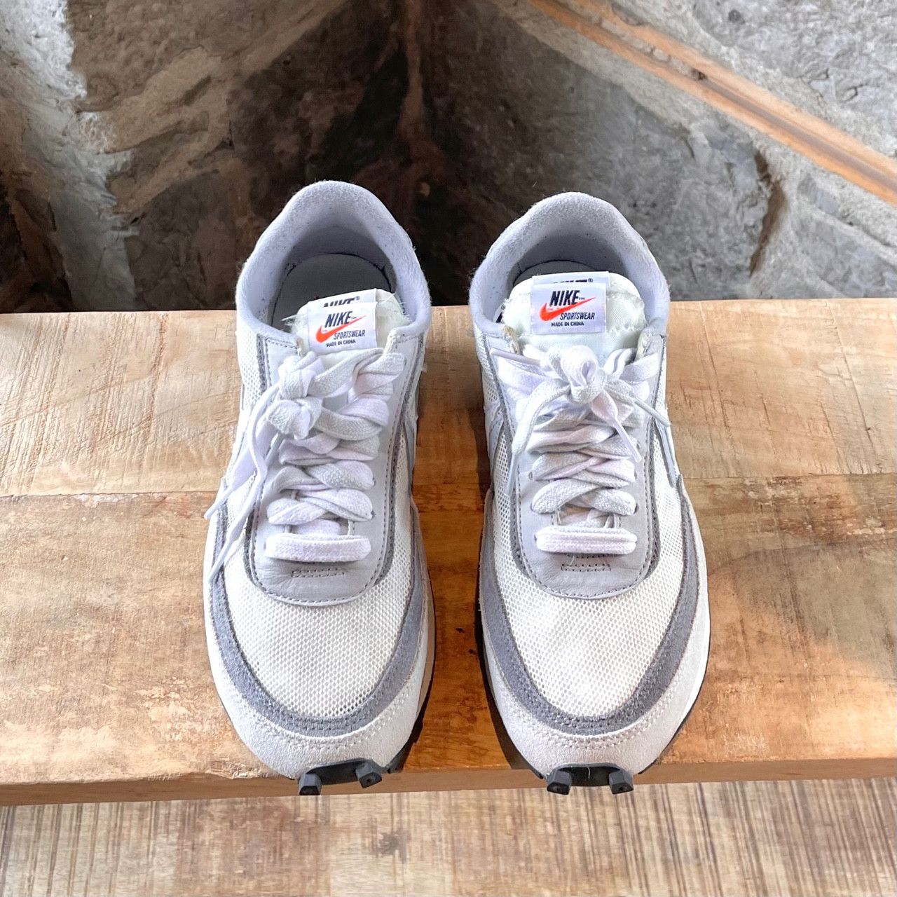 Nike × Sacai Nike x Sacai LD Waffle Grey White Sneakers Size US 6.5 / EU 39-40 - 2 Thumbnail