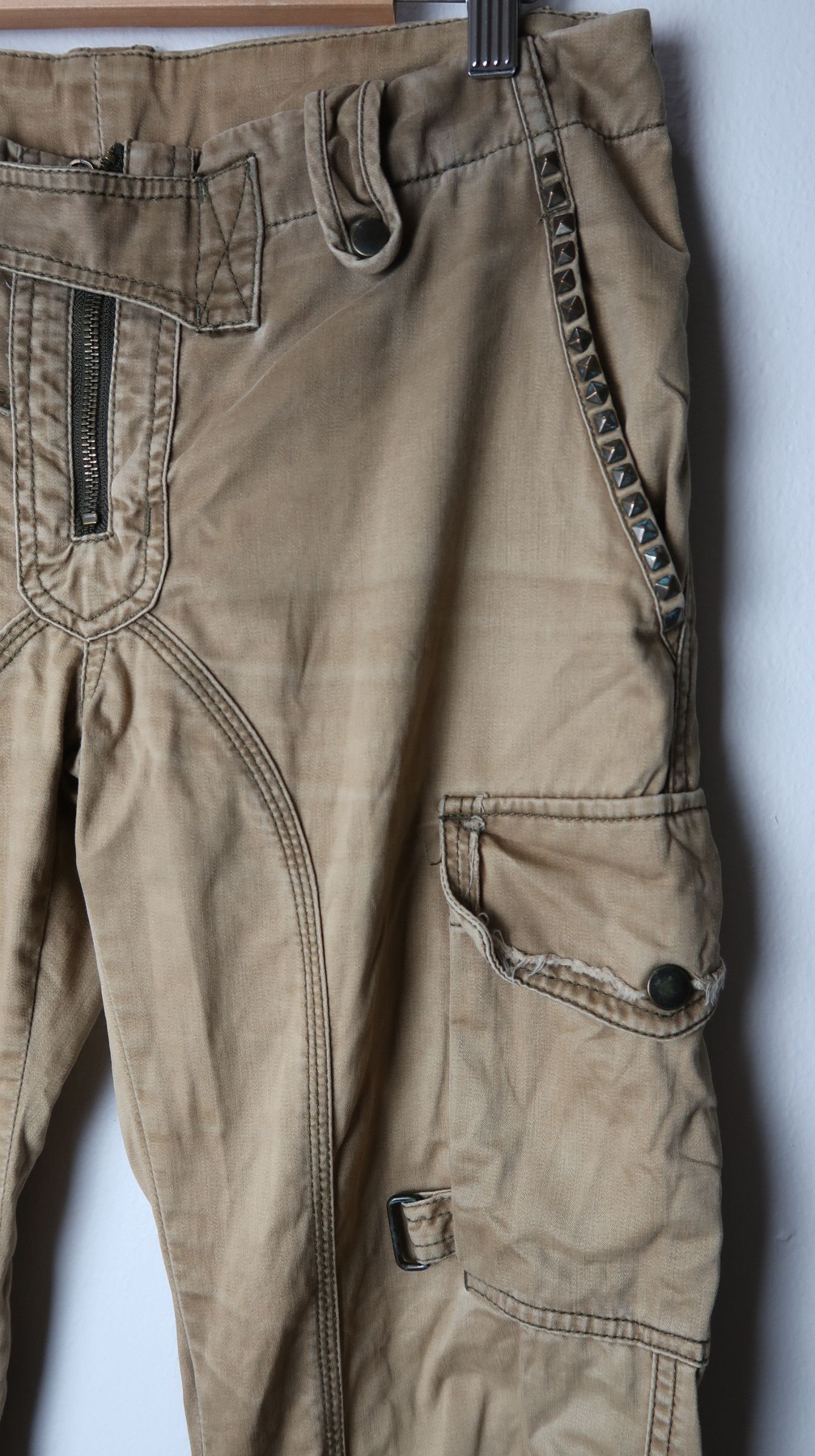 Japanese Brand HALB Multipocket Tactical Bondage Cargo Pants Size US 30 / EU 46 - 6 Thumbnail