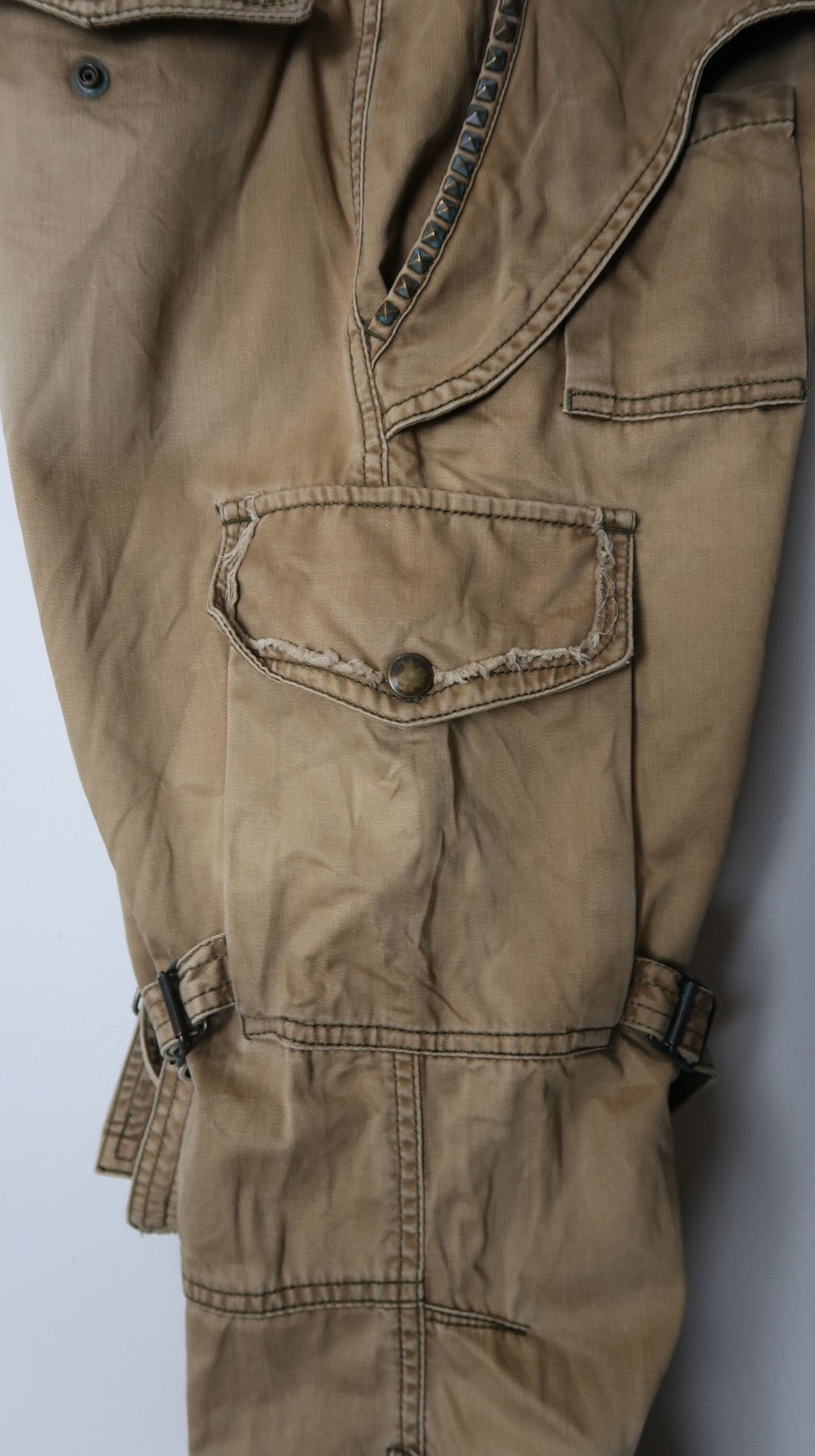 Japanese Brand HALB Multipocket Tactical Bondage Cargo Pants Size US 30 / EU 46 - 20 Thumbnail