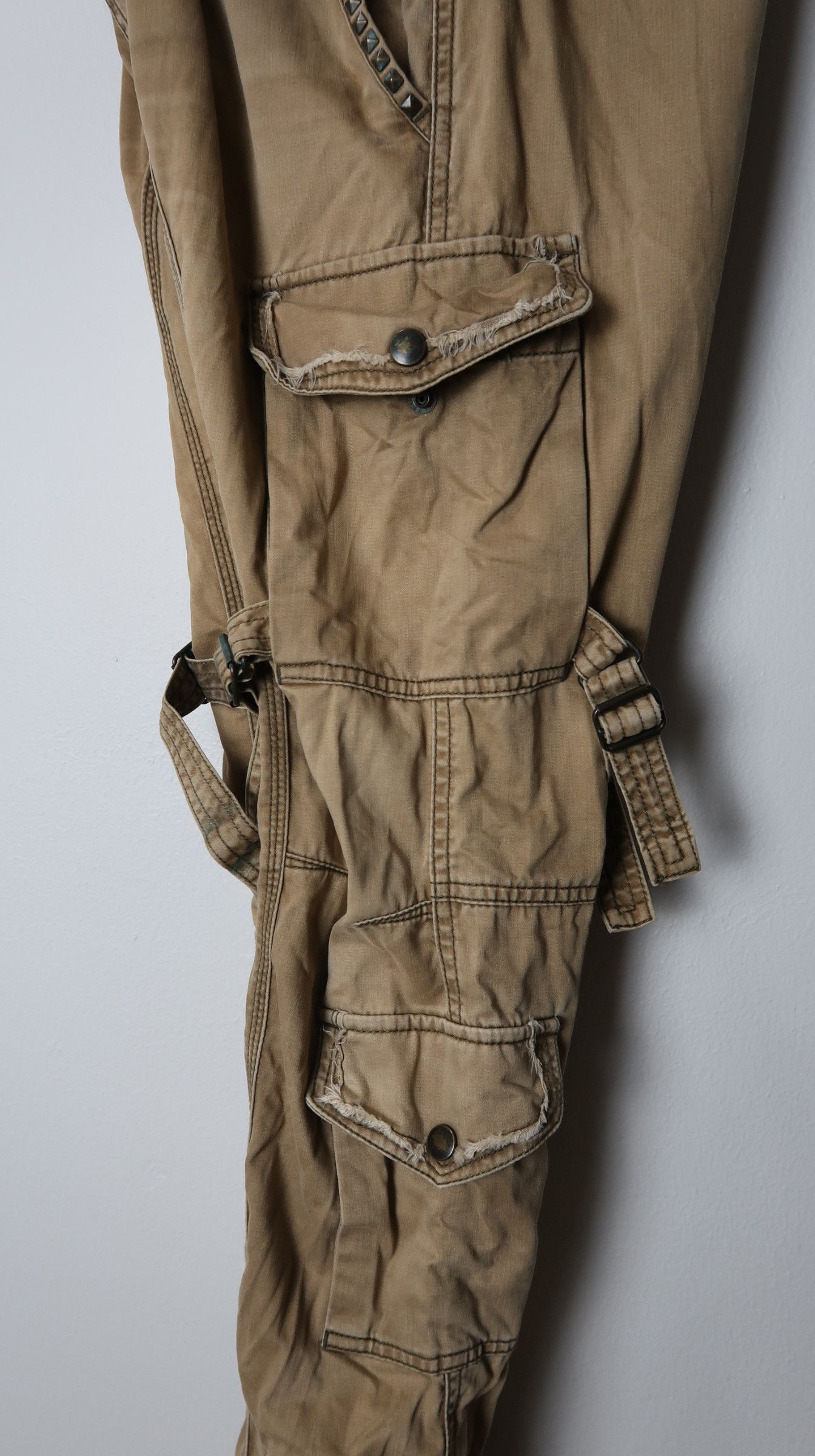 Japanese Brand HALB Multipocket Tactical Bondage Cargo Pants Size US 30 / EU 46 - 22 Thumbnail